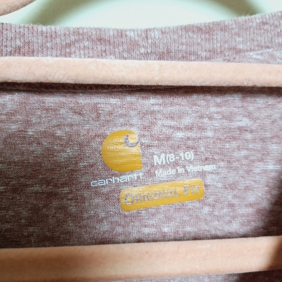 Carhartt Space Dye Original Fit Crew Neck Short Sleeve Pocket Tee Shirt Medium - Picture 6 of 8